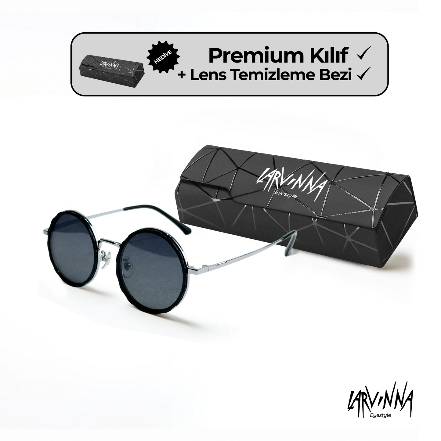 Larvinna® Gema Mavimsi ND Filtreli Güneş Gözlüğü